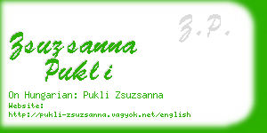 zsuzsanna pukli business card